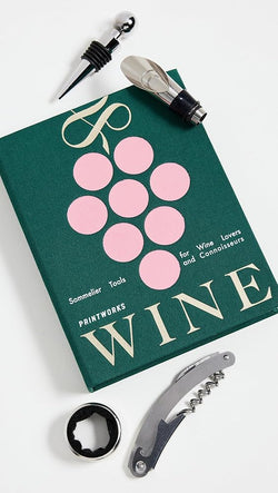 LIBRO DE VINO CON UTENSILIOS